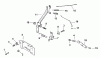 Toro 73429 (312-8) - 312-8 Garden Tractor, 2001 (210000001-210999999) Ersatzteile ENGINE CONTROLS (MODEL 73429 ONLY)