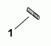 Toro 73429 (312-8) - 312-8 Garden Tractor, 2001 (210000001-210999999) Ersatzteile EXHAUST (MODEL 73429 ONLY)