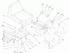 Toro 73429 (312-8) - 312-8 Garden Tractor, 2001 (210000001-210999999) Ersatzteile FENDER, SEAT AND TAIL LIGHTS/REFLECTORS ASSEMBLY