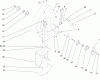 Toro 79301 - 42"/48" Vacuum Bagger, 300 Series Garden Tractors, 2012 (SN 312000001-312999999) Ersatzteile BLOWER HOUSING ASSEMBLY