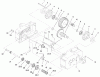 Toro 73429 (312-8) - 312-8 Garden Tractor, 2001 (210000001-210999999) Ersatzteile TRANSMISSION 8-SPEED 8 PINION (MODEL 73449 ONLY) #2