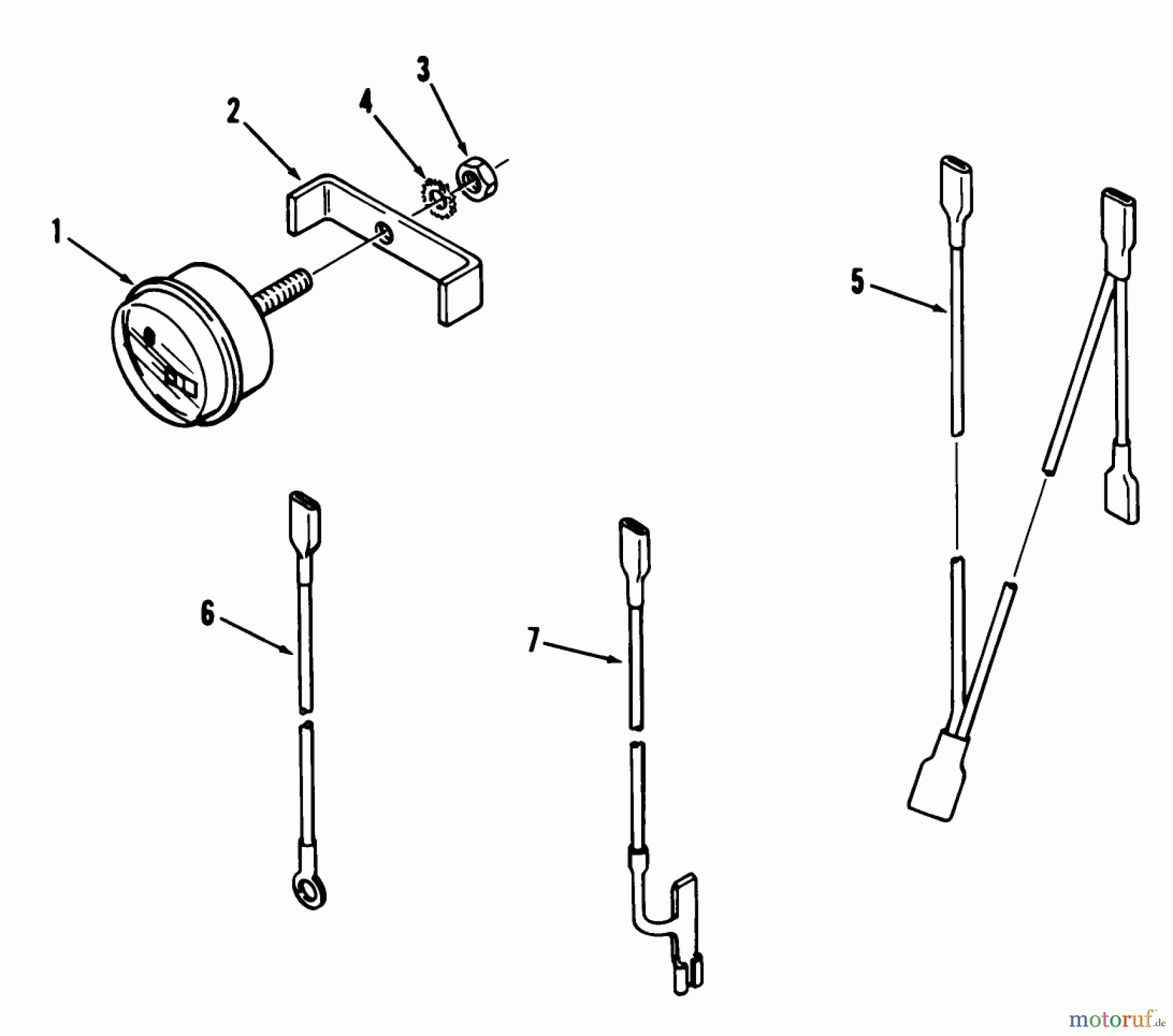 Toro Neu Accessories 82004 - Toro Hour Meter, 1979 PARTS LIST FOR HOUR METER FACTORY ORDER NUMBER 8-2004