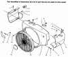 Toro 73441 (416-8) - 416-8 Garden Tractor, 1996 (69000001-69999999) Ersatzteile ENGINE HOUSING