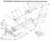 Toro 73441 (416-8) - 416-8 Garden Tractor, 1996 (69000001-69999999) Ersatzteile FRAME STEERING