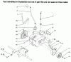 Toro 73441 (416-8) - 416-8 Garden Tractor, 1996 (69000001-69999999) Ersatzteile TRANSMISSION