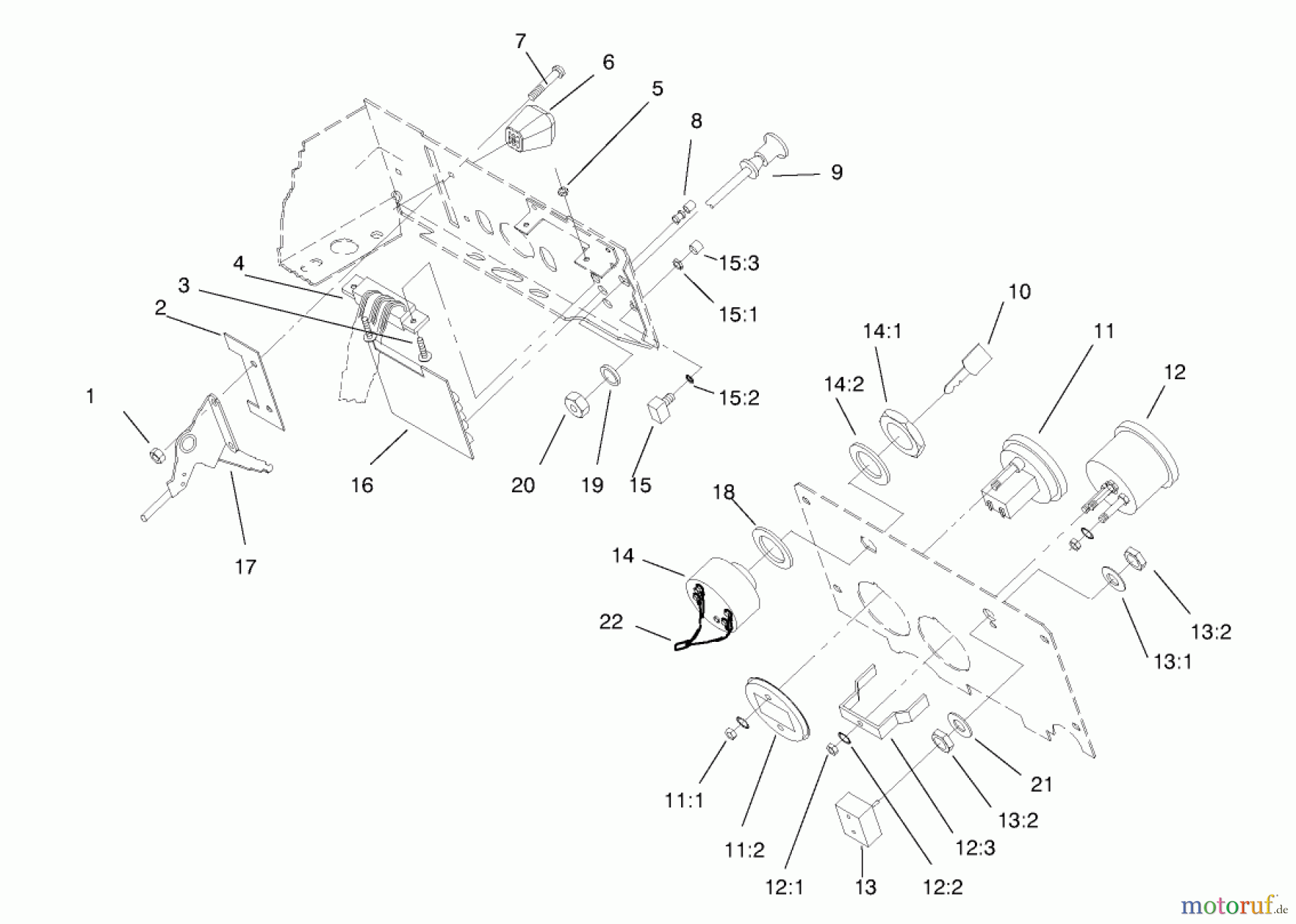 Toro Neu Mowers, Lawn & Garden Tractor Seite 1 73441 (416-8) - Toro 416-8 Garden Tractor, 1997 (7900001-7999999) GAUGES, WARNING LIGHTS & CONTROLS
