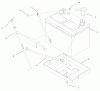 Toro 73448 (314-8) - 314-8 Garden Tractor, 1998 (8900500-8999999) Ersatzteile BATTERY ASSEMBLY