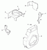 Toro 73448 (314-8) - 314-8 Garden Tractor, 1998 (8900500-8999999) Ersatzteile BLOWER HOUSING & BAFFLES