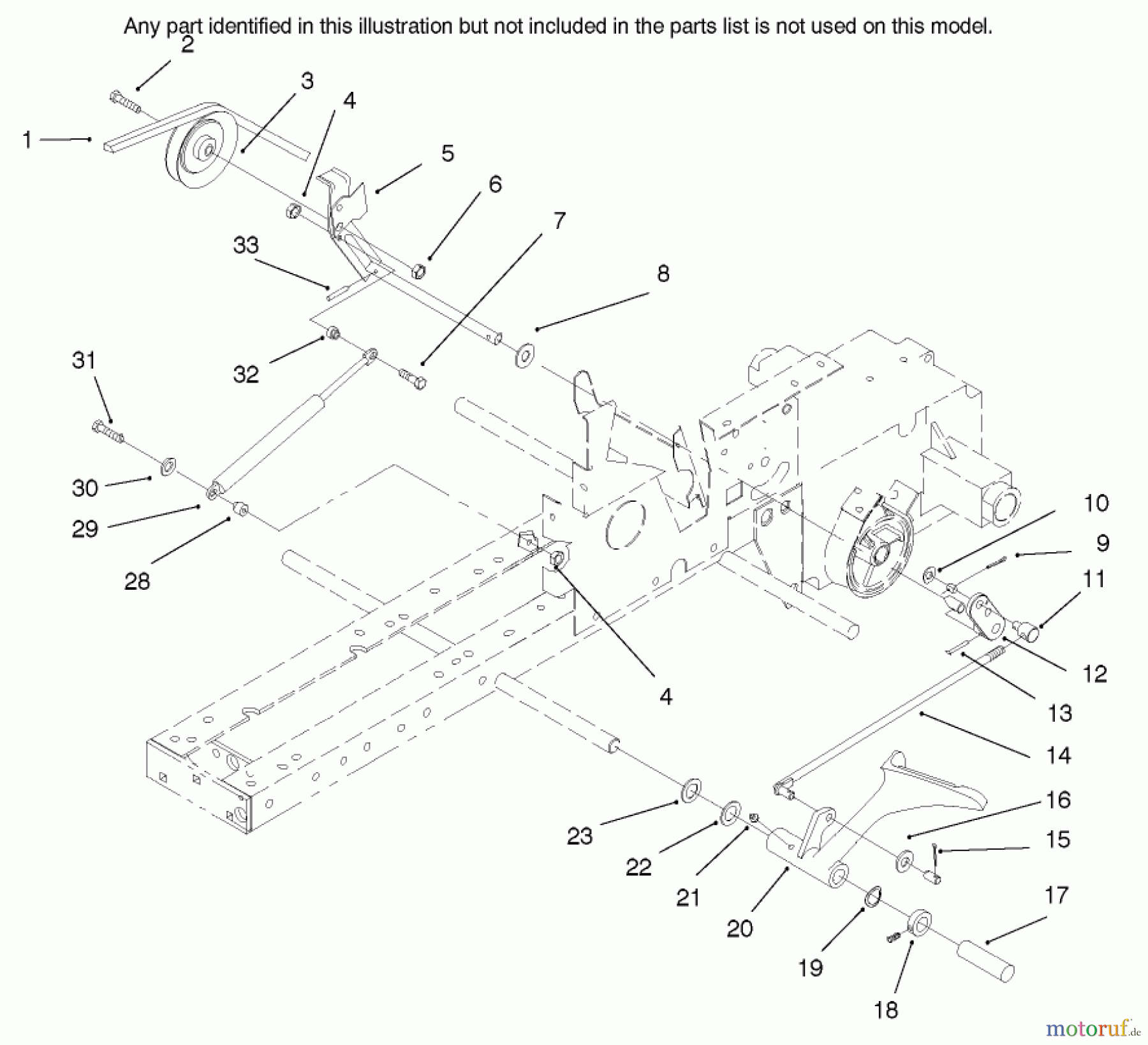 Toro Neu Mowers, Lawn & Garden Tractor Seite 1 73448 (314-8) - Toro 314-8 Garden Tractor, 1998 (8900500-8999999) CLUTCH