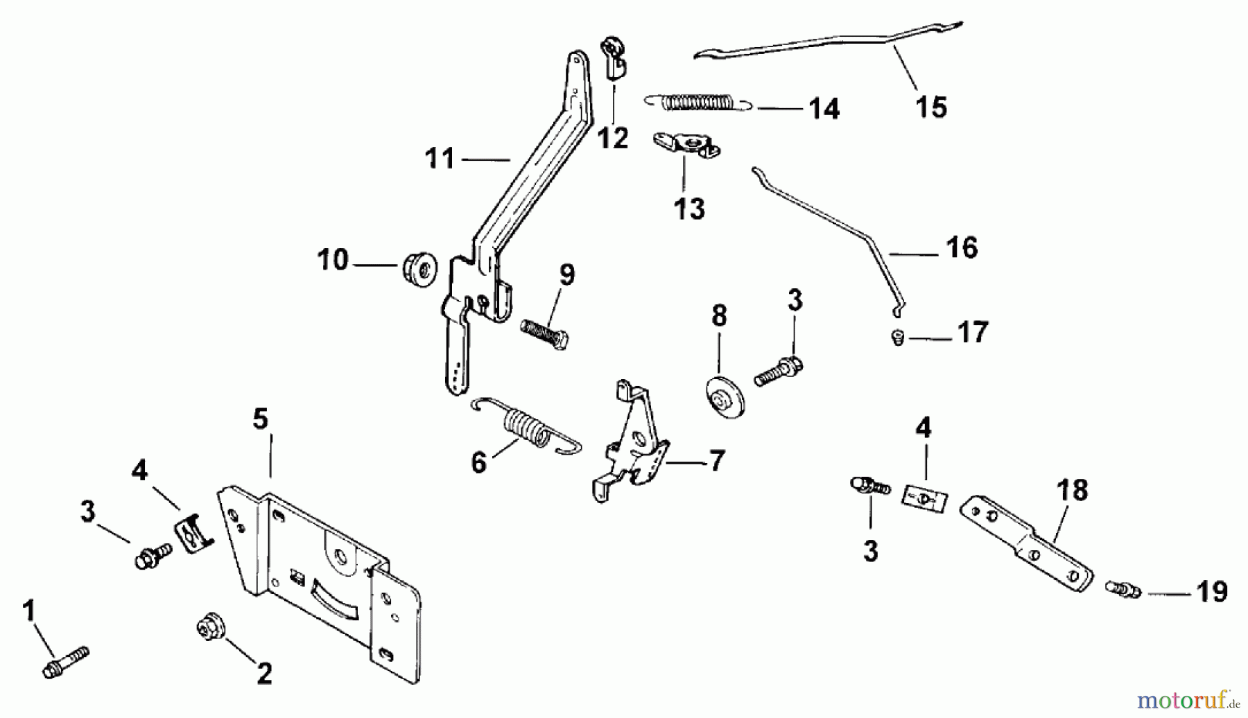 Toro Neu Mowers, Lawn & Garden Tractor Seite 1 73448 (314-8) - Toro 314-8 Garden Tractor, 1998 (8900500-8999999) ENGINE CONTROLS