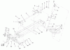 Toro 73448 (314-8) - 314-8 Garden Tractor, 1998 (8900500-8999999) Ersatzteile FRAME AXLE AND STEERING SYSTEM