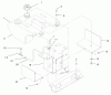Toro 73448 (314-8) - 314-8 Garden Tractor, 1998 (8900500-8999999) Ersatzteile FUEL TANK ASSEMBLY