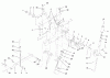 Toro 73448 (314-8) - 314-8 Garden Tractor, 1998 (8900500-8999999) Ersatzteile MANUAL LIFT SYSTEM