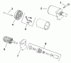Toro 73448 (314-8) - 314-8 Garden Tractor, 1998 (8900500-8999999) Ersatzteile STARTER