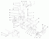 Toro 73448 (314-8) - 314-8 Garden Tractor, 1998 (8900500-8999999) Ersatzteile TRANSMISSION ASSEMBLY