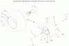 Toro 73448 (314-8) - 314-8 Garden Tractor, 1998 (8900500-8999999) Ersatzteile WHEEL ASSEMBLIES