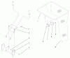 Toro 79305 - 44" Vacuum Bagger, 1998 (8900001-8999999) Ersatzteile BAG AND FRAME ASSEMBLY