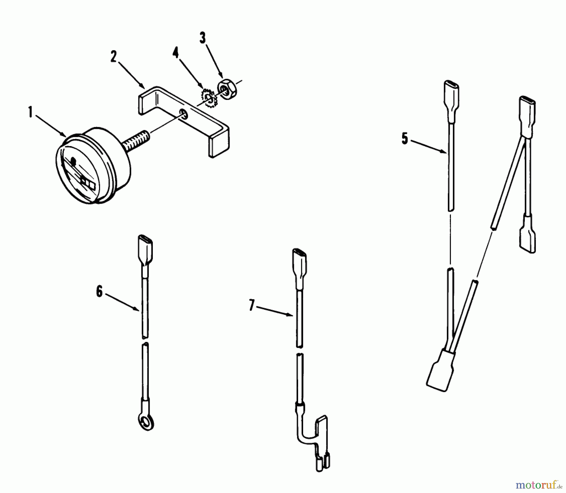 Toro Neu Accessories 82006 - Toro Hour Meter, 1979 PARTS LIST FOR HOUR METER FACTORY ORDER NUMBER 8-2006
