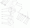 Toro 79305 - 44" Vacuum Bagger, 1998 (8900001-8999999) Ersatzteile BLOWER HOUSING ASSEMBLY