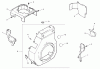 Toro 73450 (315-8) - 315-8 Garden Tractor, 2002 (220000001-220999999) Ersatzteile BLOWER HOUSING ASSEMBLY KOHLER MODEL CH15S-44533