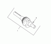 Toro 73450 (315-8) - 315-8 Garden Tractor, 2002 (220000001-220999999) Ersatzteile CRANKSHAFT ASSEMBLY KOHLER MODEL CH15S-44533