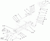 Toro 73450 (315-8) - 315-8 Garden Tractor, 2002 (220000001-220999999) Ersatzteile FRAME, AXLE, AND STEERING ASSEMBLY
