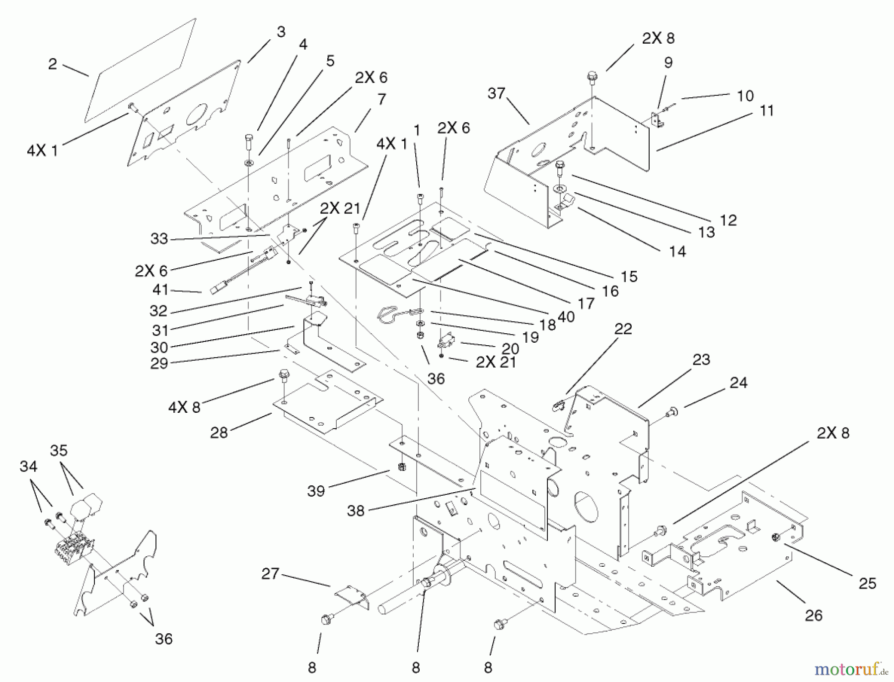  Toro Neu Mowers, Lawn & Garden Tractor Seite 1 73450 - Toro GT Classic Garden Tractor, 2007 (270000001-270999999) HOODSTAND AND CONSOLE ASSEMBLY