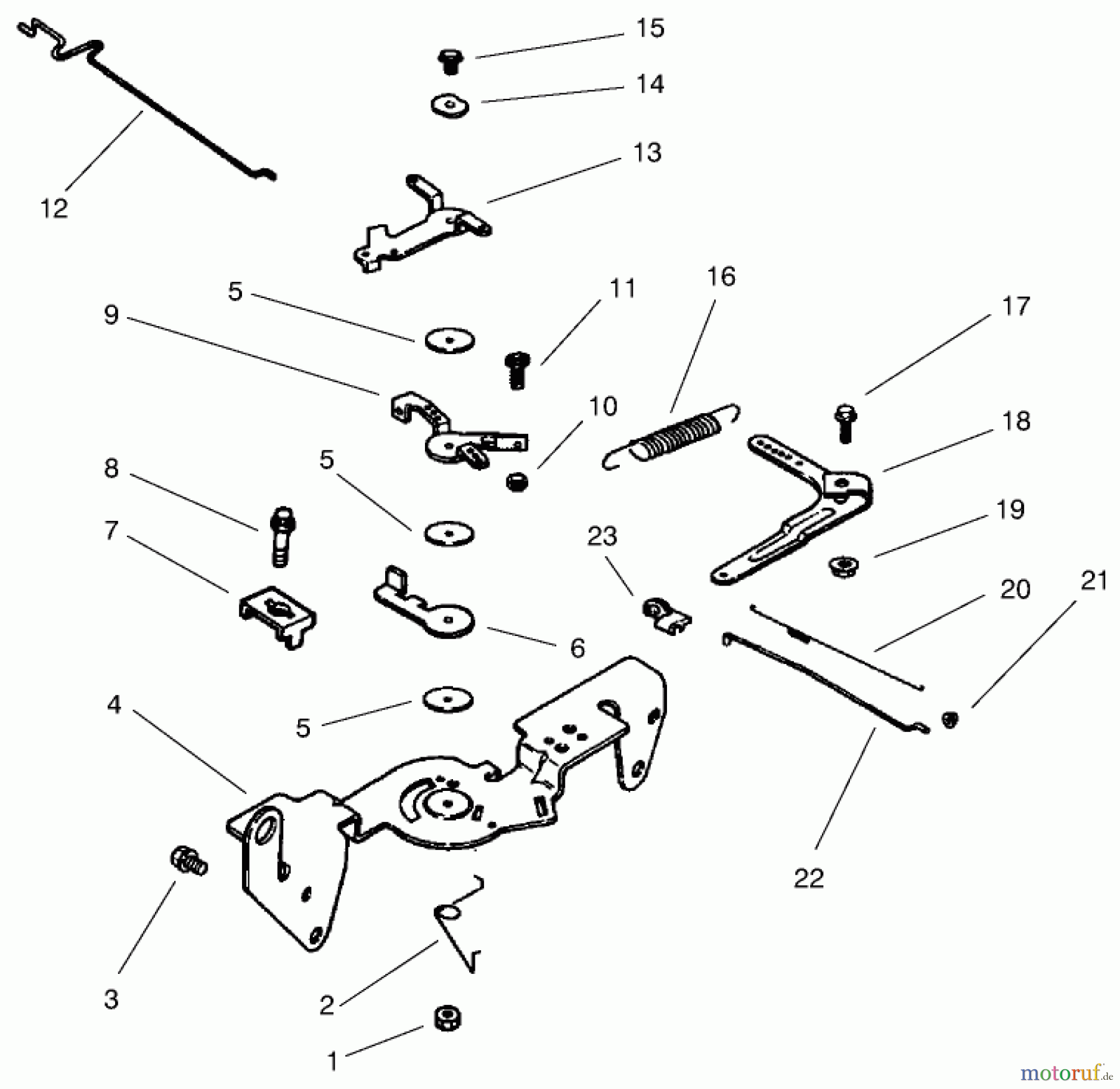 Toro Neu Mowers, Lawn & Garden Tractor Seite 1 73541 (520xi) - Toro 520xi Garden Tractor, 1998 (8900001-8999999) GROUP 9-ENGINE CONTROLS (MODEL 73470 ONLY)