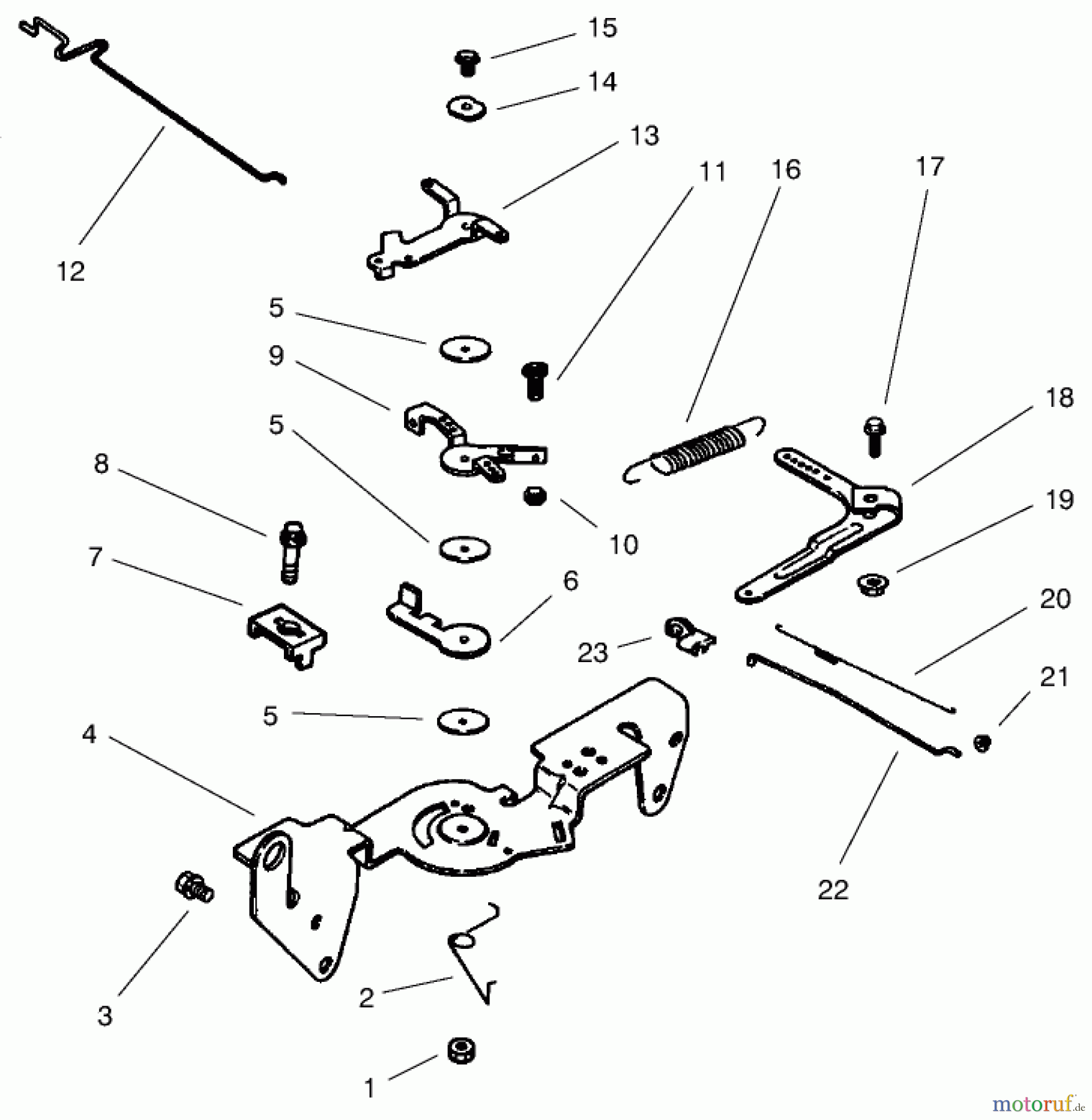 Toro Neu Mowers, Lawn & Garden Tractor Seite 1 73541 (520xi) - Toro 520xi Garden Tractor, 1998 (8900001-8999999) GROUP 9-ENGINE CONTROLS (MODELS 73540 & 73541)