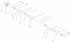 Toro 73542 (520xi) - 520xi Garden Tractor, 2000 (000000001-000999999) Ersatzteile DRIVE SHAFT ASSEMBLY