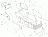 Toro 73542 (520xi) - 520xi Garden Tractor, 2000 (000000001-000999999) Ersatzteile GRILLE & SIDE PANELS ASSEMBLY