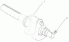 Toro 73542 (520xi) - 520xi Garden Tractor, 2000 (000000001-000999999) Ersatzteile GROUP 1-CRANKSHAFT (MODEL 73471 ONLY)