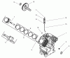 Toro 73542 (520xi) - 520xi Garden Tractor, 2000 (000000001-000999999) Ersatzteile GROUP 2-CRANKCASE (MODEL 73471 ONLY)