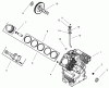 Toro 73542 (520xi) - 520xi Garden Tractor, 2000 (000000001-000999999) Ersatzteile GROUP 2-CRANKCASE (MODEL 73542 & 73570)