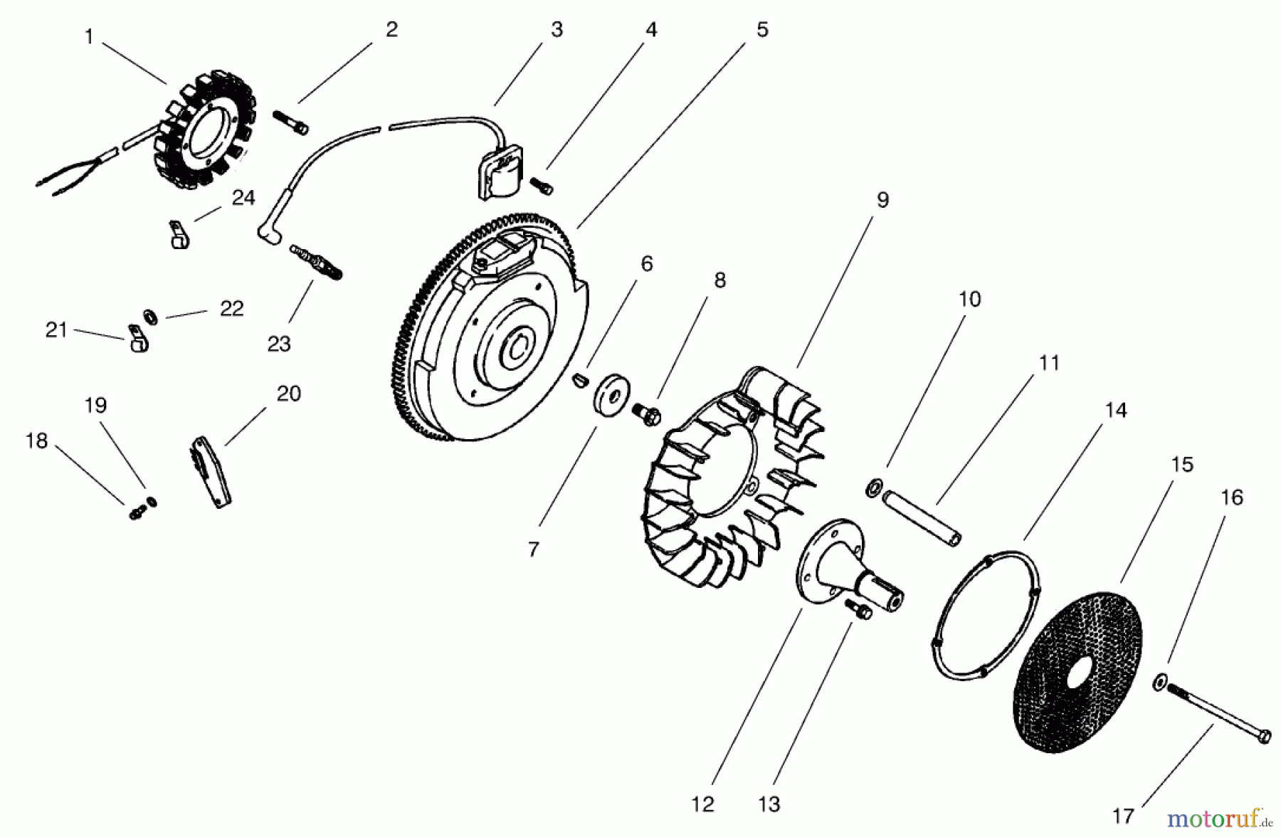 Toro Neu Mowers, Lawn & Garden Tractor Seite 1 73542 (520xi) - Toro 520xi Garden Tractor, 2000 (000000001-000999999) GROUP 5-IGNITION/ELECTRICAL (MODEL 73542 & 73570)