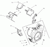 Toro 73542 (520xi) - 520xi Garden Tractor, 2000 (000000001-000999999) Ersatzteile GROUP 6-BLOWER HOUSING & BAFFLES (MODEL 73471 ONLY)