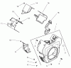 Toro 73542 (520xi) - 520xi Garden Tractor, 2000 (000000001-000999999) Ersatzteile GROUP 6-BLOWER HOUSING & BAFFLES (MODEL 73542 & 73570)