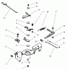 Toro 73542 (520xi) - 520xi Garden Tractor, 2000 (000000001-000999999) Ersatzteile GROUP 9-ENGINE CONTROLS (MODEL 73542 & 73570)