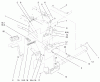 Toro 73542 (520xi) - 520xi Garden Tractor, 2000 (000000001-000999999) Ersatzteile HYDRO CONTROLS ASSEMBLY