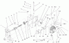 Toro 73542 (520xi) - 520xi Garden Tractor, 2000 (000000001-000999999) Ersatzteile HYDRO TRANSAXLE ASSEMBLY #2
