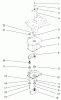 Toro 73542 (520xi) - 520xi Garden Tractor, 2000 (000000001-000999999) Ersatzteile LOWER MANUAL STEERING ASSEMBLY