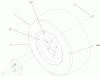 Toro 73542 (520xi) - 520xi Garden Tractor, 2000 (000000001-000999999) Ersatzteile WHEEL ASSEMBLY