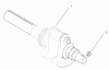 Toro 73471 (518xi) - 518xi Garden Tractor, 2000 (200000001-200999999) Ersatzteile GROUP 1-CRANKSHAFT (MODELS 73542 & 73570)