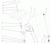 Toro 73471 (518xi) - 518xi Garden Tractor, 2000 (200000001-200999999) Ersatzteile MANUAL STEERING & TILT ASSEMBLY