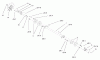 Toro 73570 (520xi) - 520xi Garden Tractor, 2002 (220000001-220999999) Ersatzteile DRIVE SHAFT ASSEMBLY