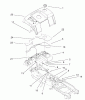 Toro 73570 (520xi) - 520xi Garden Tractor, 2002 (220000001-220999999) Ersatzteile FENDER & FUEL SYSTEM ASSEMBLY