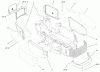 Toro 73570 (520xi) - 520xi Garden Tractor, 2002 (220000001-220999999) Ersatzteile GRILL & SIDE PANELS ASSEMBLY