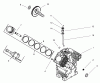 Toro 73570 (520xi) - 520xi Garden Tractor, 2002 (220000001-220999999) Ersatzteile GROUP 2-CRANKCASE (MODEL 73471 ONLY)