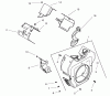 Toro 73570 (520xi) - 520xi Garden Tractor, 2002 (220000001-220999999) Ersatzteile GROUP 6-BLOWER HOUSING & BAFFLES (MODEL 73471 ONLY)
