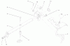 Toro 73570 (520xi) - 520xi Garden Tractor, 2002 (220000001-220999999) Ersatzteile HI-LO SHIFT ASSEMBLY